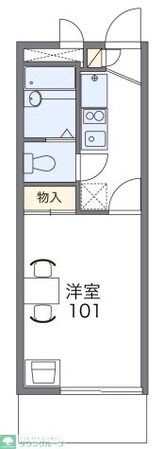 レオパレスツインハイツAの物件間取画像
